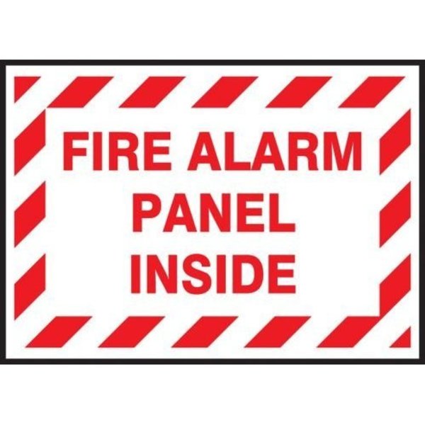 Accuform SAFETY LABEL FIRE ALARM PANEL INSIDE LFXG544XVE LFXG544XVE